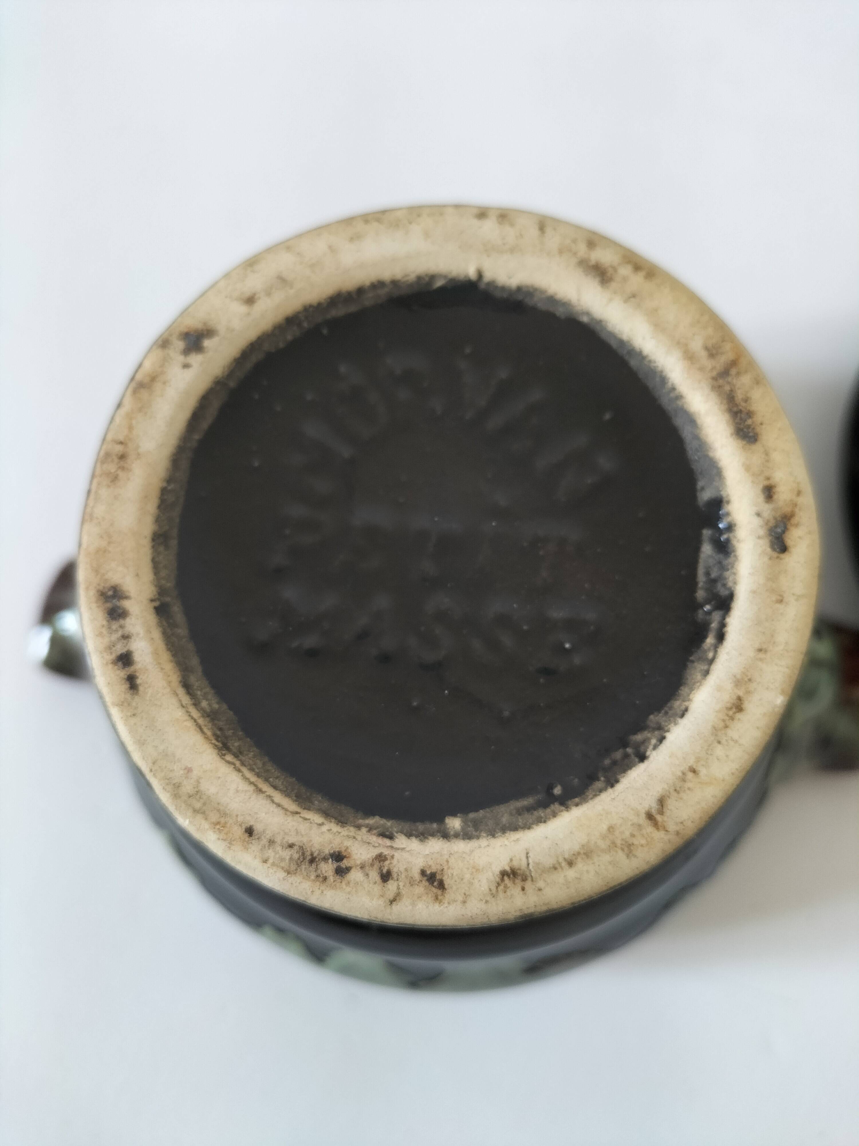 Sucrier en grès flammé – Poterie Petit Massé, Morvan