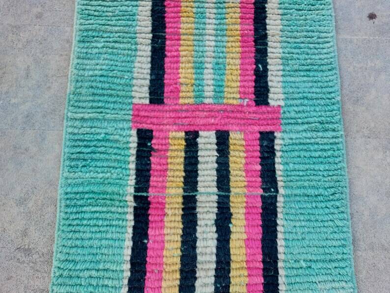 Handmade runner rug 300cmx70cm