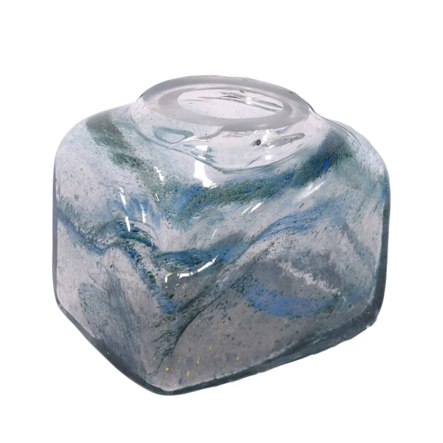 Murano glass vase Italy 1970s