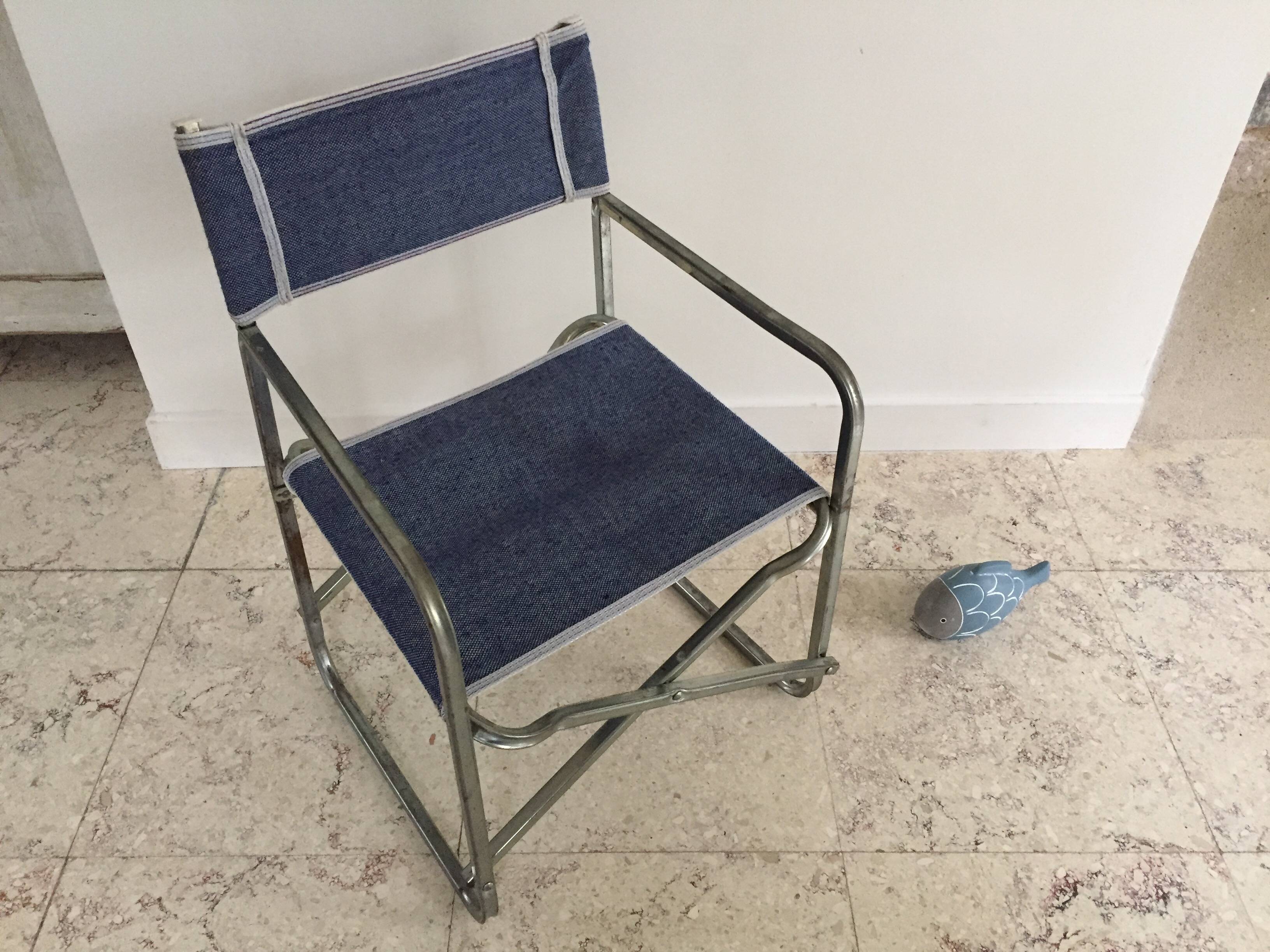 Fauteuil pliant vintage pour enfant
