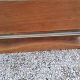 Art deco showcase in walnut and brass from the 30s