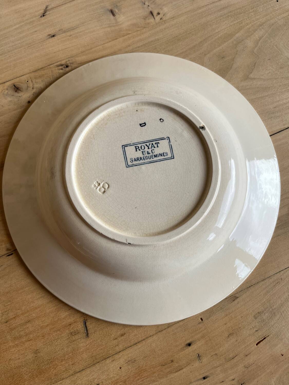 U&C Sarreguemines deep plate “Royat” model | Selency