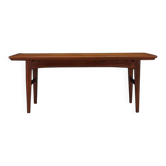 Table basse en teck, design danois, années 1970, production : Danemark