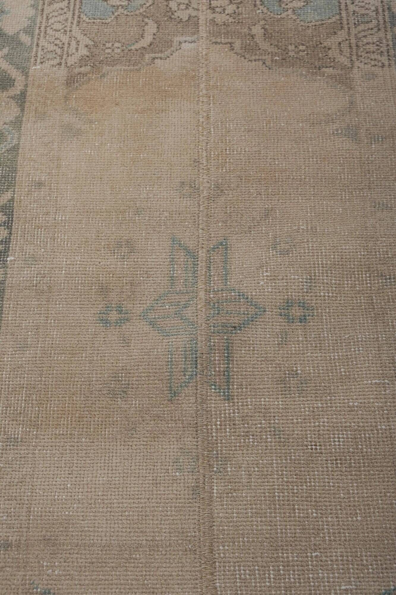 Vintage Turkish hallway rug 68x787 cm