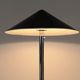 Ateljé Lyktan floor lamp with rare oversized custom shade – Sweden, 1970s