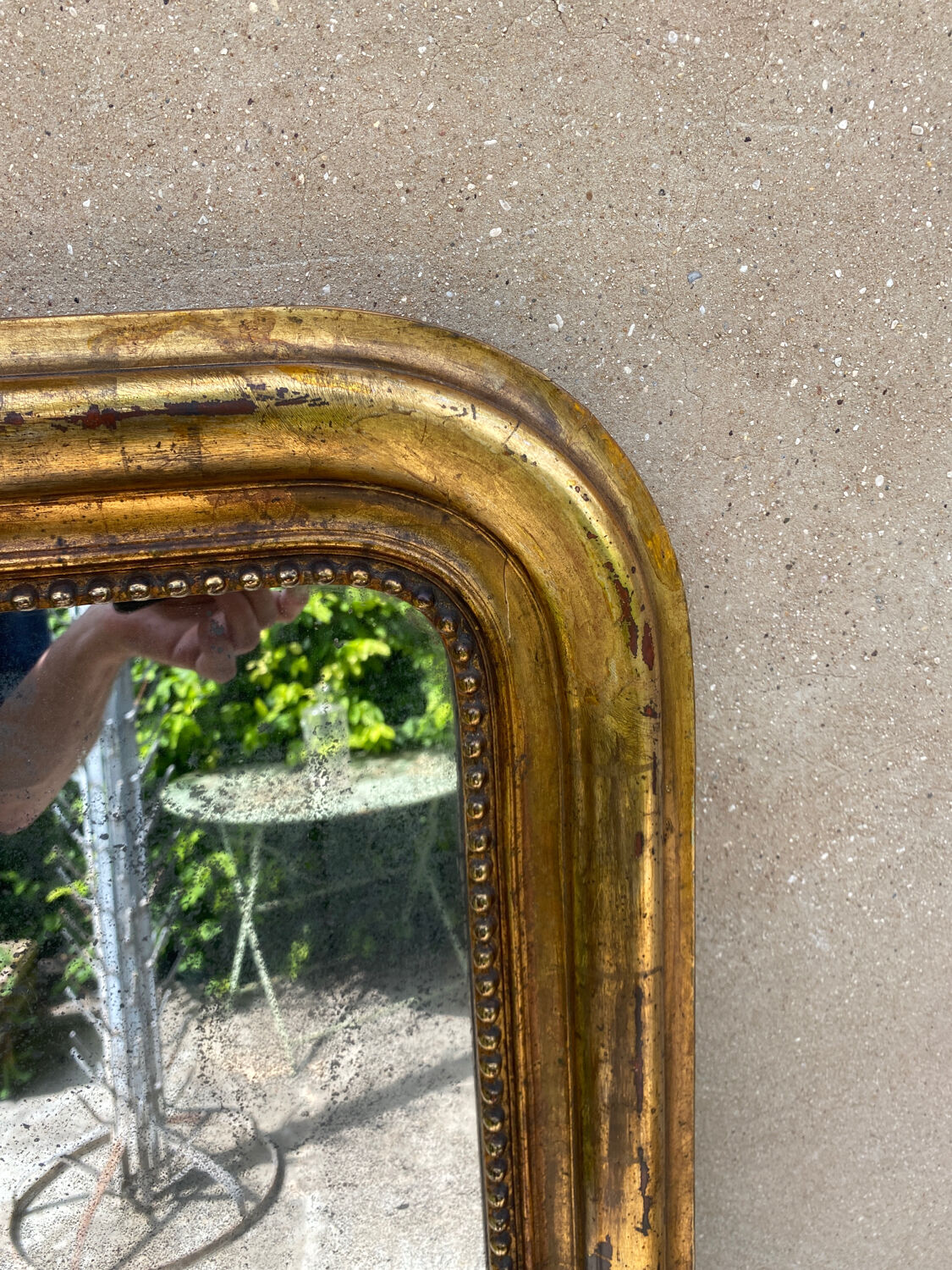 Louis Philippe mirror gilded 141x86