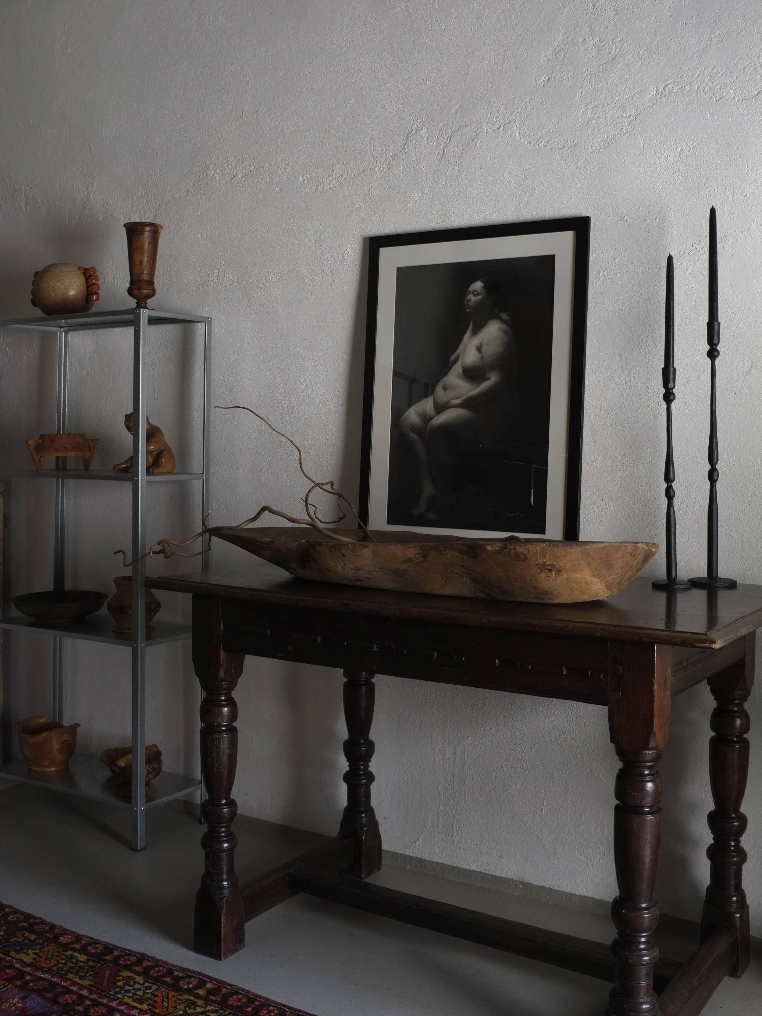 Wabi Sabi large wooden tray | Latvia | 1900s