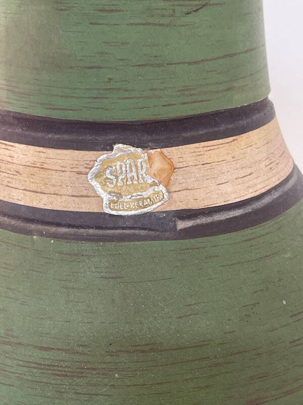 Vase pichet West Germany SPAR Keramik vert – céramique vintage années