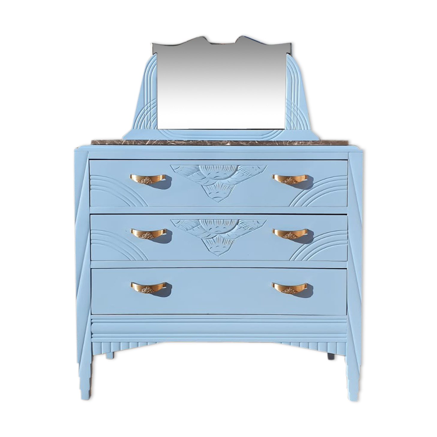 Vintage art deco chest of drawers