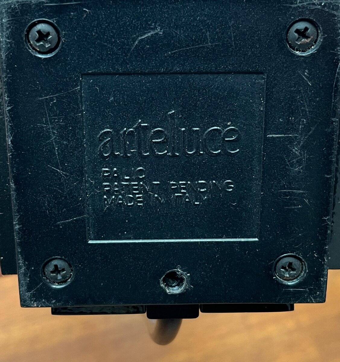 Postmodern Italian table lamp Palio by Perry King, S. Miranda for Arteluce, 1980s.