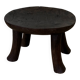 Monoxyle stool in carved wood – Ivory Coast