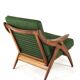 De Ster "Knoop" - armchair 'Glane' mid century modern Dutch Design in teak