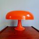 Lampe Nesso, fibre de verre orange, Giancarlo Mattioli, Artemide,1960