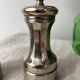 Silver-plated salt and pepper shakers