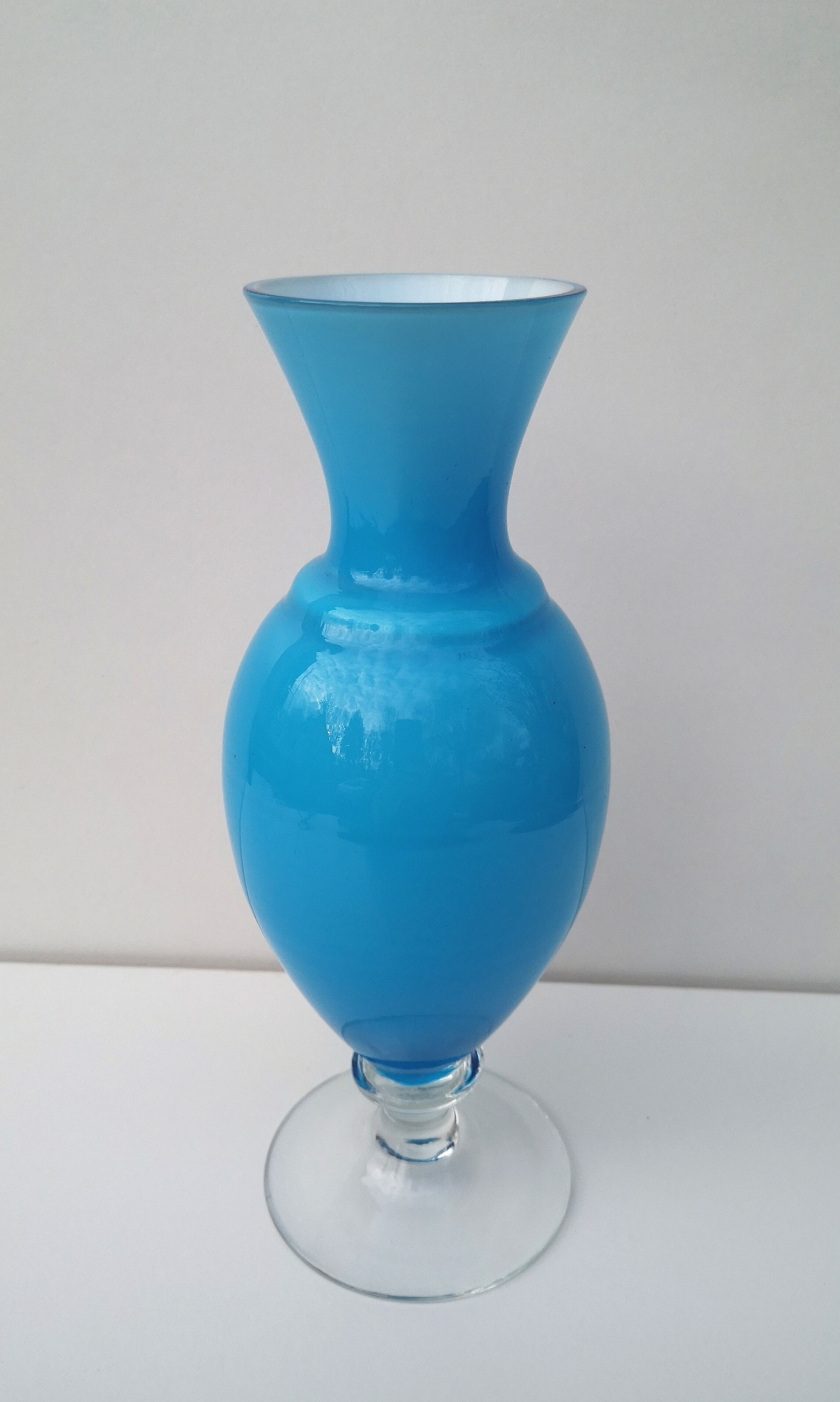 Vintage Swedish opaline vase