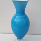 Vintage Swedish opaline vase