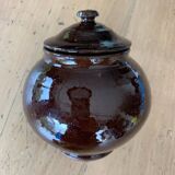 Glazed terracotta pot