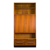 Large Vintage Cabinet in Teak by Heinrich Riestenpatt, 1960