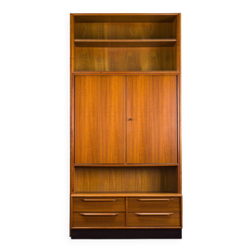 Large Vintage Cabinet in Teak by Heinrich Riestenpatt, 1960