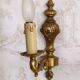 Pair of brass sconces