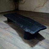 Burnt oak coffee table