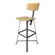 Bienaise workshop high chair, vintage industrial chair