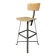 Bienaise workshop high chair, vintage industrial chair