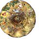 Royo Cortes, enameled glass cup with medieval decoration circa 1900