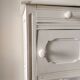 Farrow & Ball white painted high bedside table