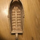 Old wicker bottle holder
