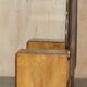 Art Deco dressing table in satin walnut with mirror, circa 1930.