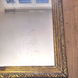 Art Deco mirror, gilded with feula leaf - "Firmin"