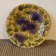 Set of 8 dessert plates in Sarreguemines slip
