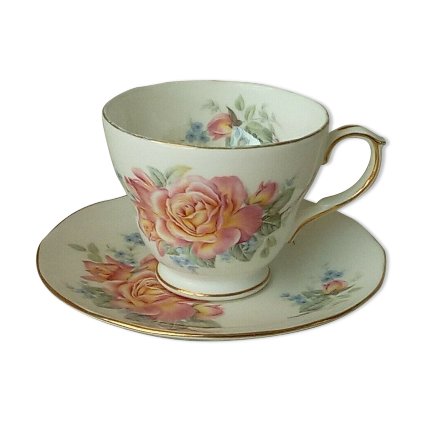 Cup english porcelain model duchess n°2