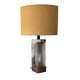 Hollywood regency chromed table lamp base, Luci Milano Italy, 1970s