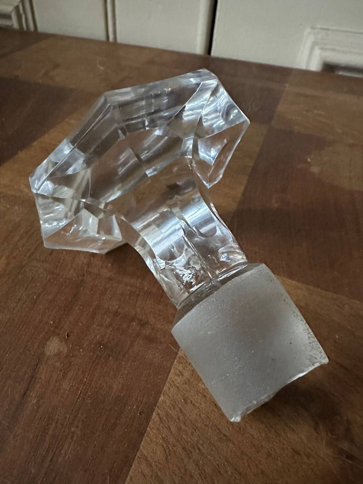 Baccarat crystal whisky decanter, perfection model