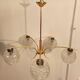 Vintage chandelier 5 burners large diameter