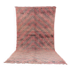 Pink Vintage Moroccan Rug 180 x 360 - Berber Wool Rug - Handmade Rug Boho