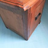 Small solid oak chest