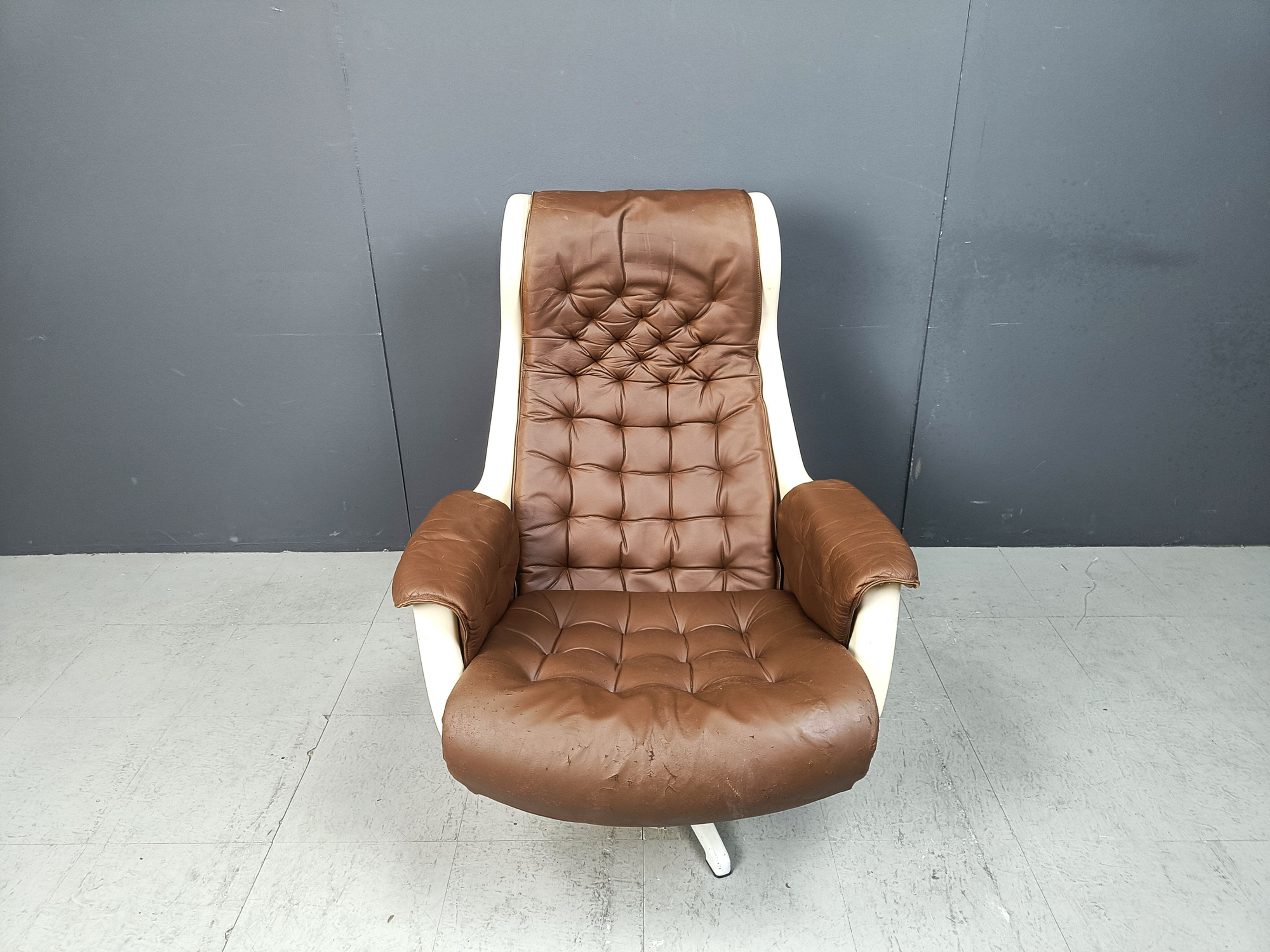 Mid-century space age galaxy armchair by Alf Svensson for Dux, 1968