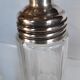 Sugar-washer - The perfect - glass and silver metal 1950
