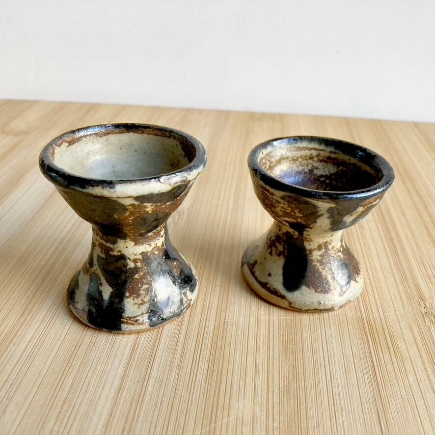 Coquetiers grès vintage