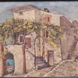 Paire de peintures à l'huile