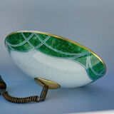 Suspension rises and falls vintage Italian glass