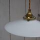 Suspension en opaline blanche