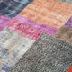 Handwoven anatolian contemporary 202 cm x 301 cm multicolor patchwork carpet