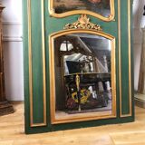 19th century carved wooden trumeau 110x181cm