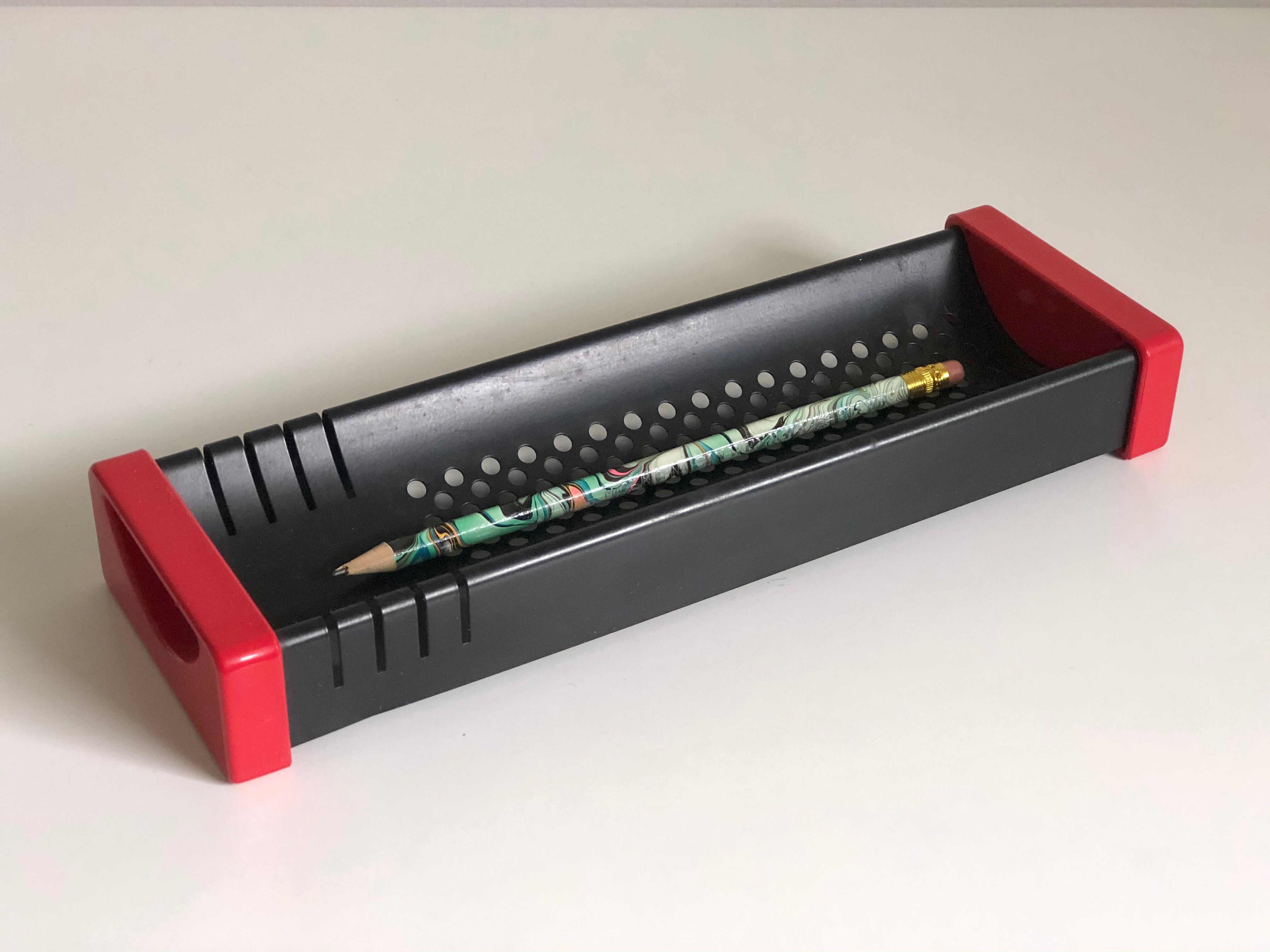 Plumier porte stylos design Barbieri - Marianelli for Rexite, italy 1980