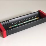 Plumier porte stylos design Barbieri - Marianelli for Rexite, italy 1980