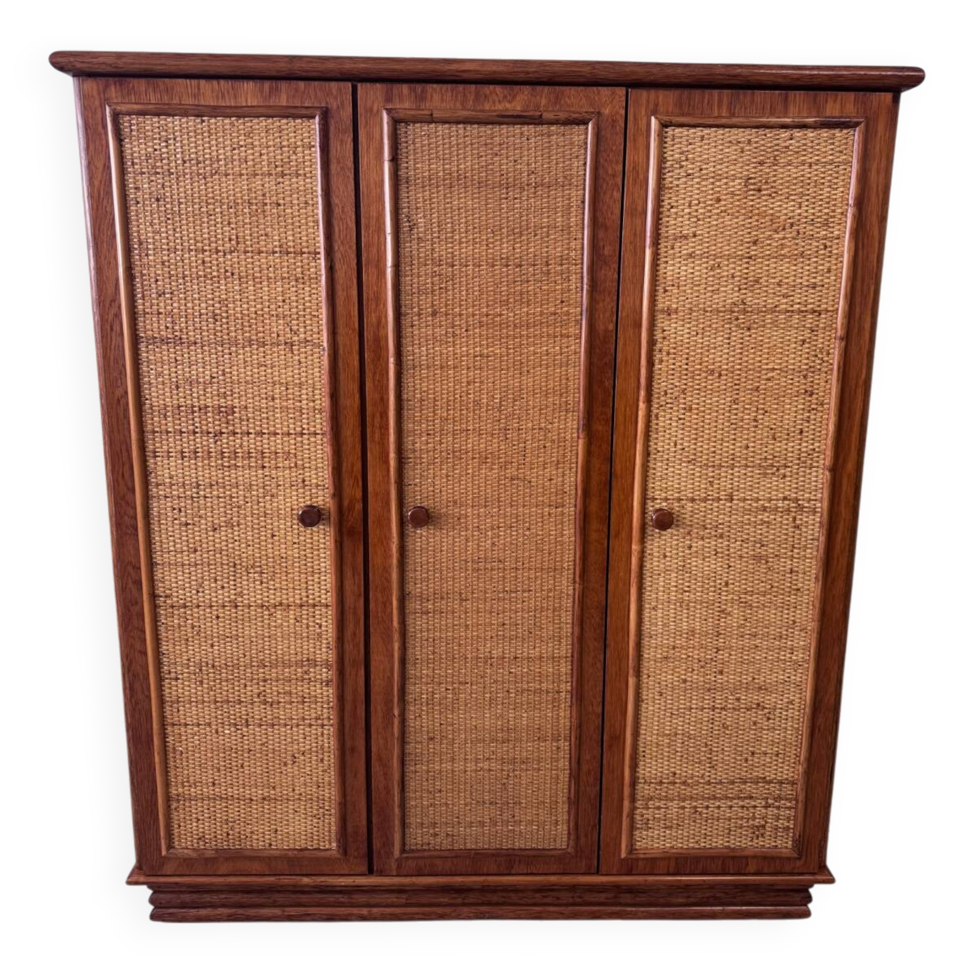 Roche Bobois rattan wardrobe